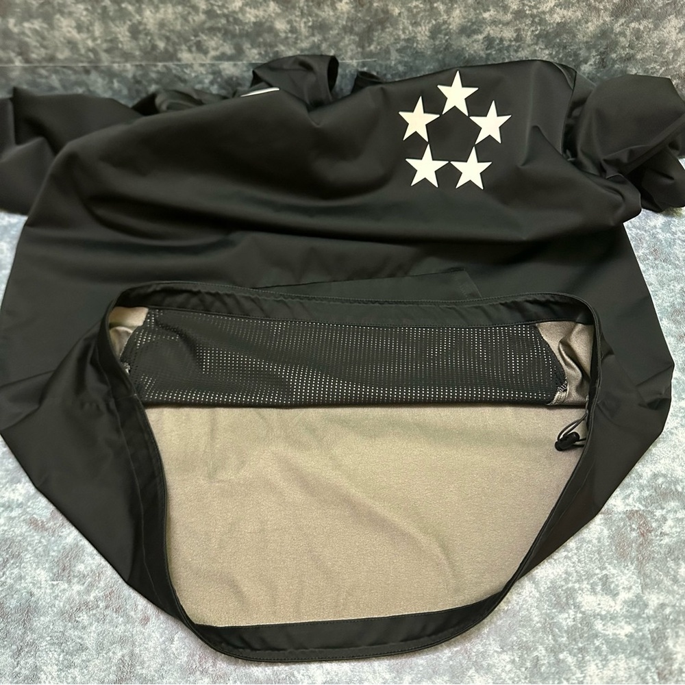 Nike 5 Star General Hooded Black Jacket with Mesh Lining L - Picture 9 of 10